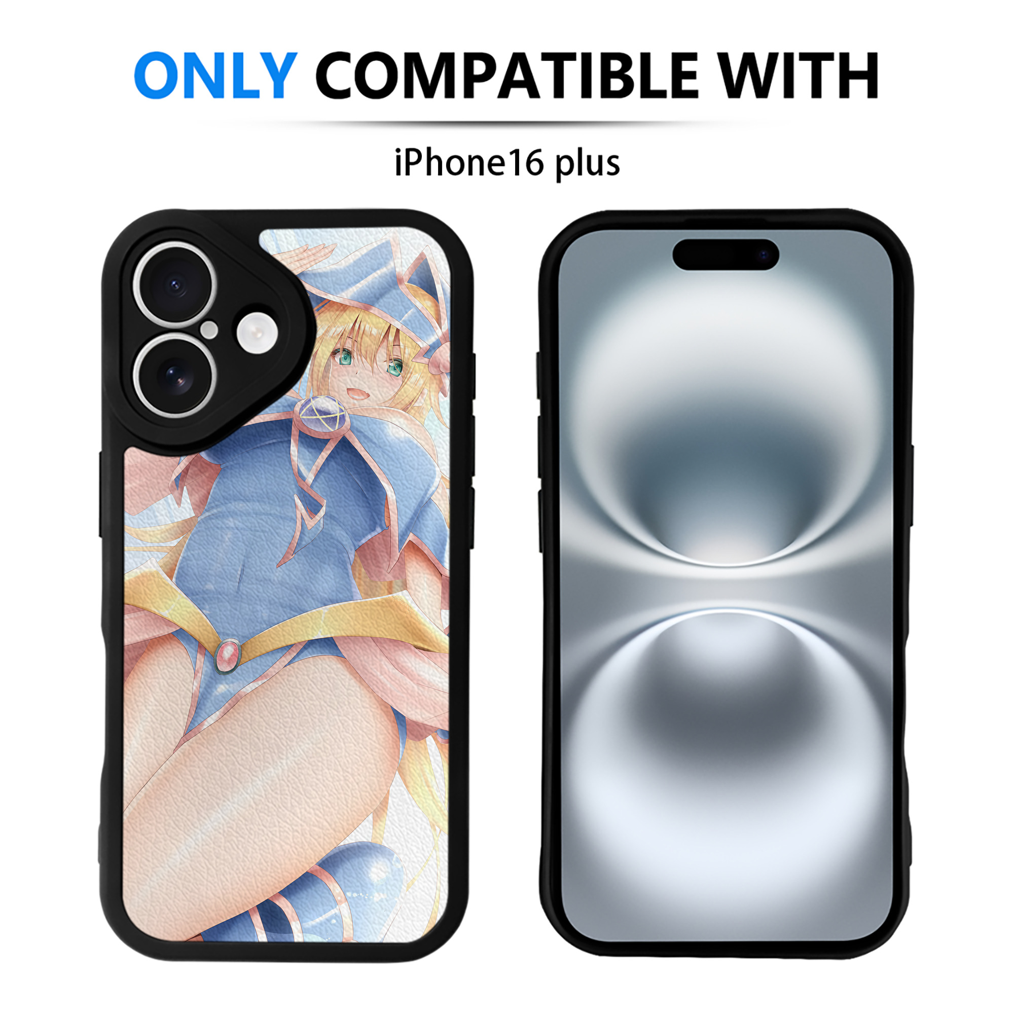 （画像用） 遊☆戯☆王 Yu-Gi-Oh! 【iPhone 16シリーズ対応】シリコンスマホケース（レザー調） 材質：シリコン